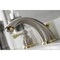 Kingston Brass KB3979BL 8" Widespread Bathroom Faucet, Brushed Nickel/Polished Brass KB3979BL - alternate 2